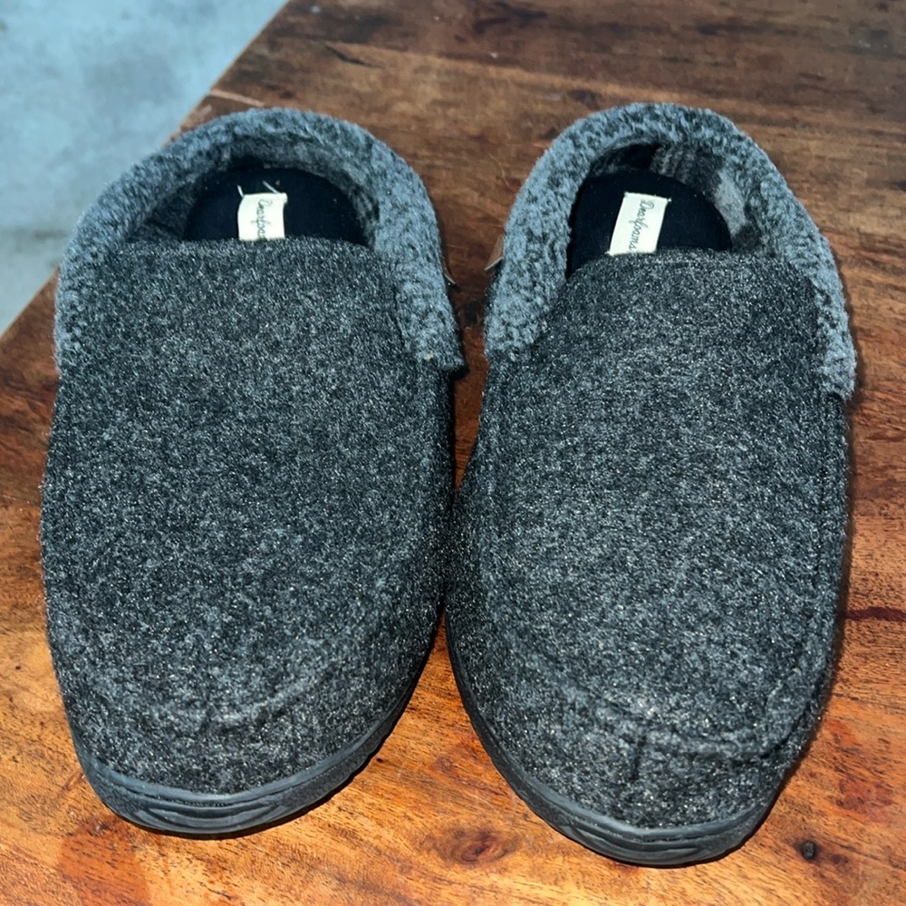 DEARFOAM Loafer Slippers Men XL- sz 13-14,Indoor Outdoor Leisure House Slippers